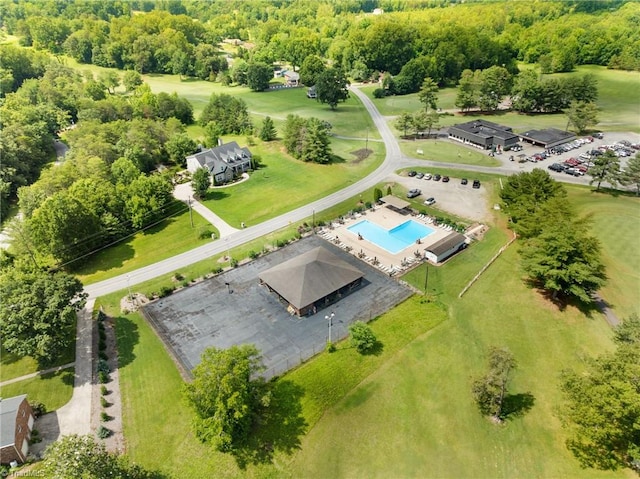 3922 Tam O Shanter Rd, Kernersville, NC 27284 - bird's eye view of a pool