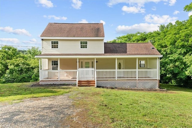 649 W Main St, Franklinville, NC 27248 - country-style home with covered porch and a front lawn