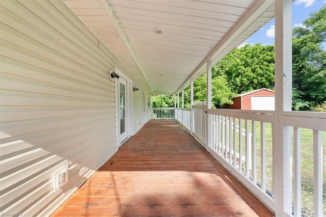 649 W Main St, Franklinville, NC 27248 - view of wooden deck