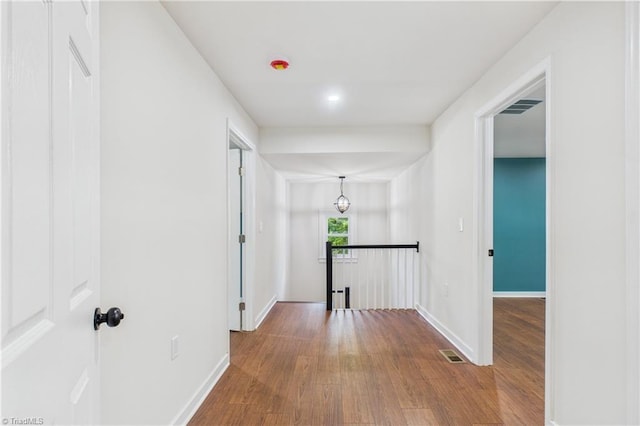 1924 E 25th St, Winston-Salem, NC 27105 - corridor with wood finished floors and baseboards