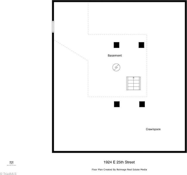 1924 E 25th St, Winston-Salem, NC 27105 - property floor plan