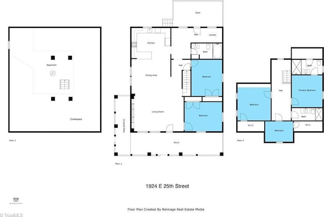 1924 E 25th St, Winston-Salem, NC 27105 - room layout