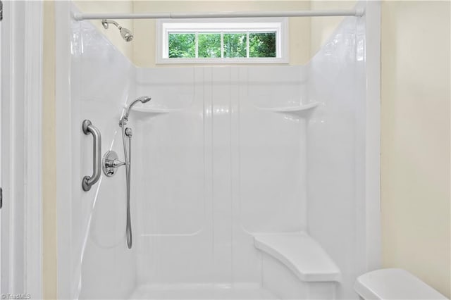 833 E Country Club Rd, Mount Airy, NC 27030 - full bath featuring a stall shower and toilet