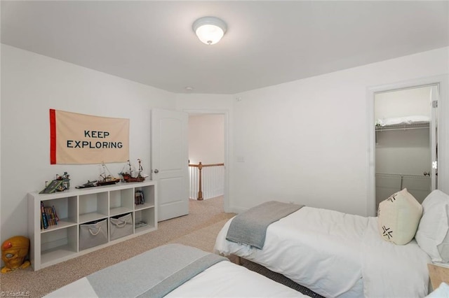 bedroom with carpet flooring