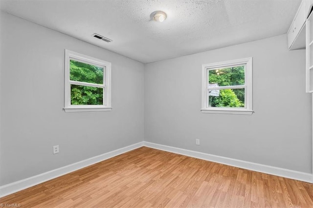 1655 Oakleigh Rd, Mcleansville, NC 27301 - empty room featuring plenty of natural light, light wood-type flooring, and a textured ceiling