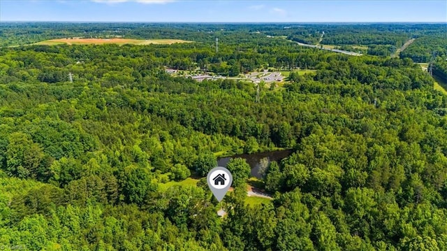 1655 Oakleigh Rd, Mcleansville, NC 27301 - bird's eye view of a heavily wooded area