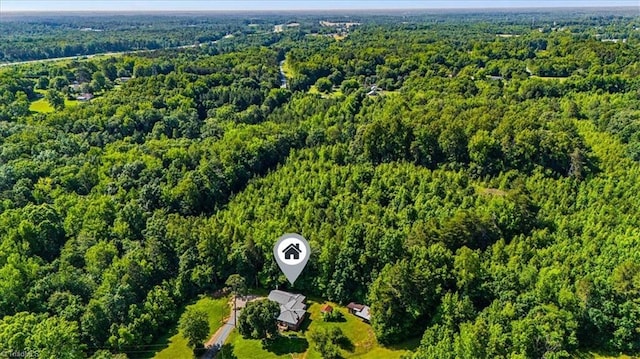 1655 Oakleigh Rd, Mcleansville, NC 27301 - drone / aerial view of a heavily wooded area