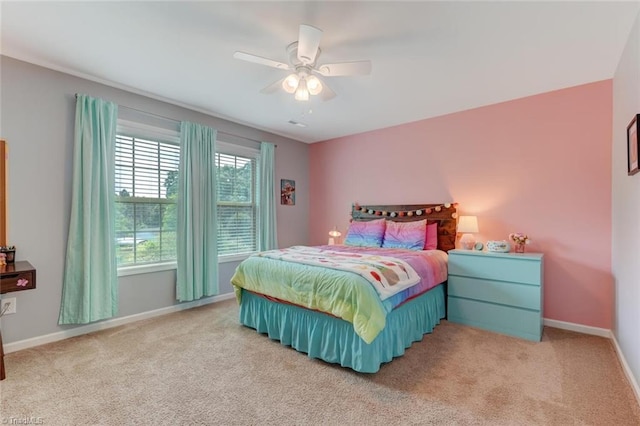 113 Crestbourne Ct, Stokesdale, NC 27357 - bedroom with carpet flooring and a ceiling fan