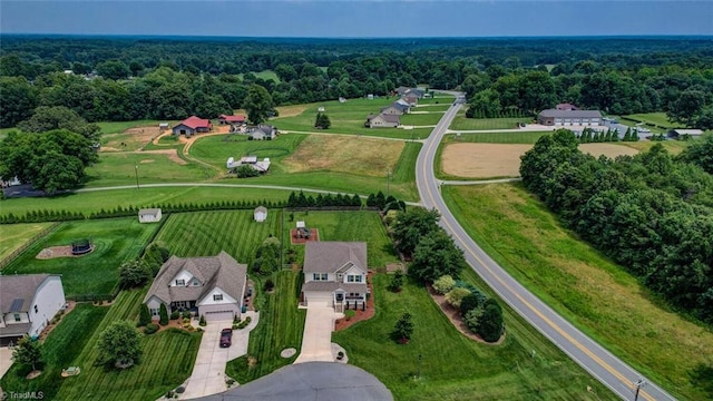 113 Crestbourne Ct, Stokesdale, NC 27357 - aerial view of property and surrounding area featuring a heavily wooded area