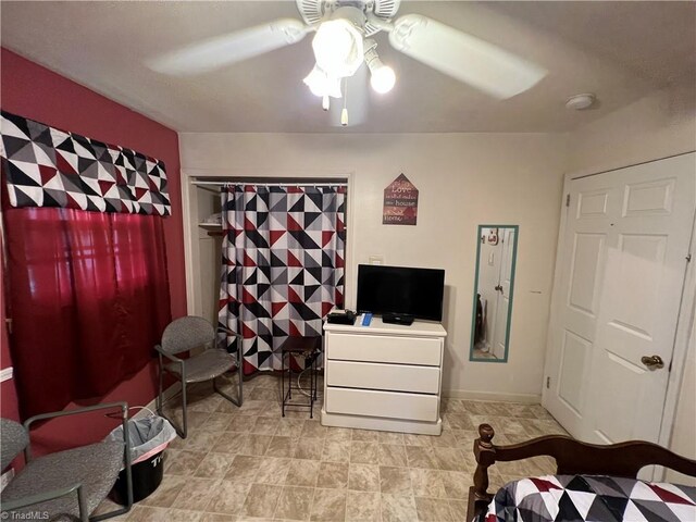2778 Reynolds Park Rd, Winston-Salem, NC 27107 - bedroom featuring a ceiling fan