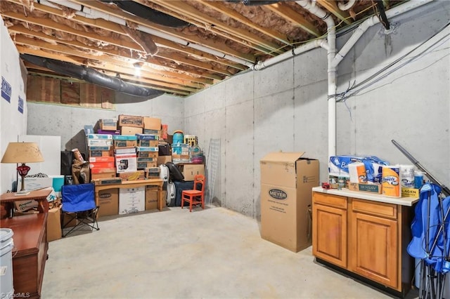 100 Wentworth Dr, Winston-Salem, NC 27107 - view of unfinished basement