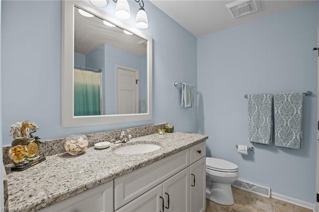 1941 Larkhill Dr, Kernersville, NC 27284 - bathroom featuring vanity and toilet