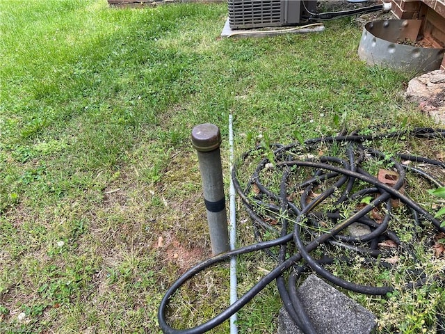 exterior view of central air condition unit