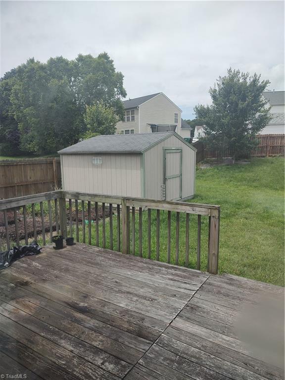 3855 Windstream Way, Jamestown, NC 27282 - view of wooden terrace