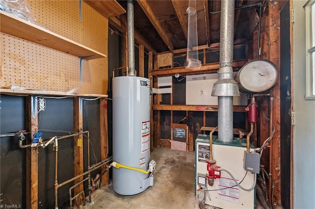 utilities featuring water heater