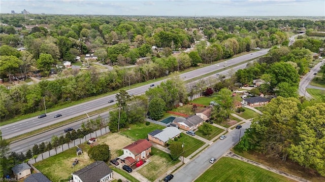 bird's eye view featuring a residential view