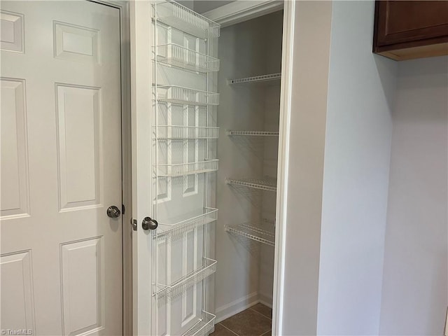 view of pantry