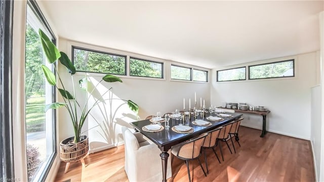 3307 Gaston Rd, Greensboro, NC 27407 - dining room with wood finished floors and plenty of natural light