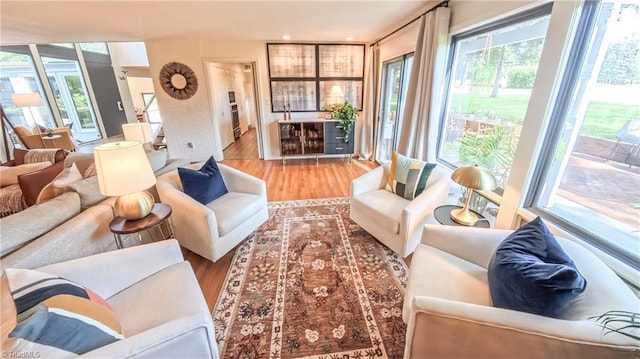 3307 Gaston Rd, Greensboro, NC 27407 - living room featuring wood finished floors