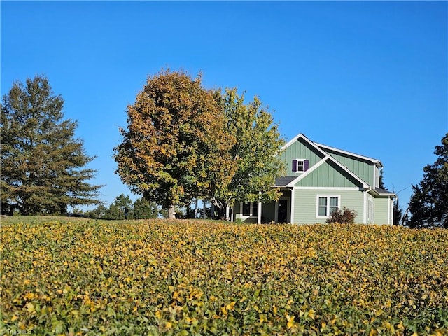 view of side of property