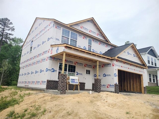 4099 Stallion St Lot 18, High Point, NC 27262 - property under construction with a garage