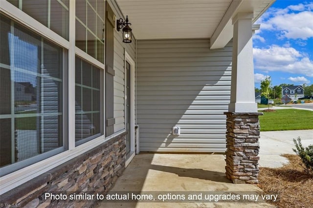 4099 Stallion St Lot 18, High Point, NC 27262 - view of covered porch