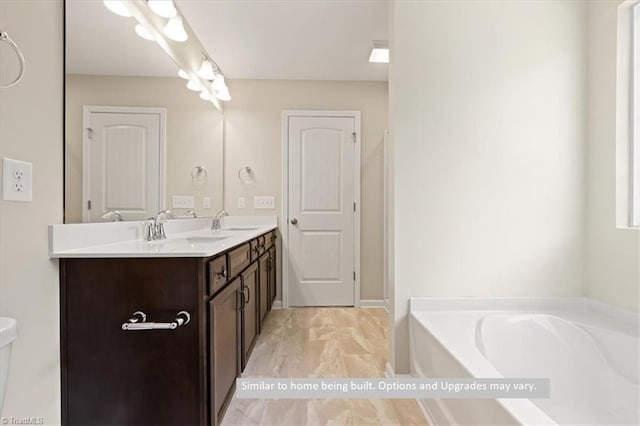 4099 Stallion St Lot 18, High Point, NC 27262 - full bath with double vanity and a garden tub