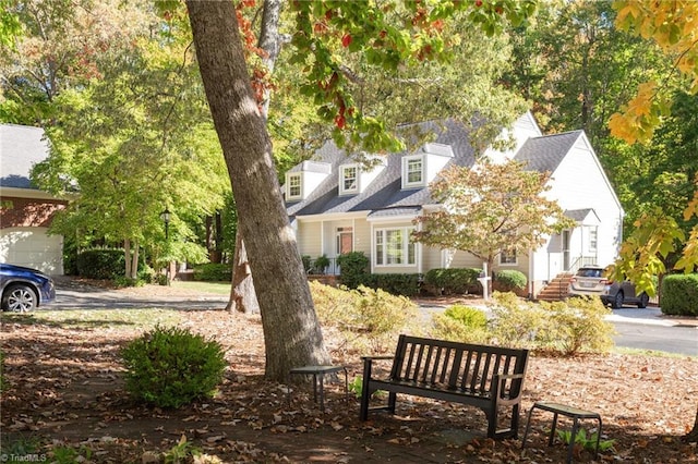 view of cape cod-style house