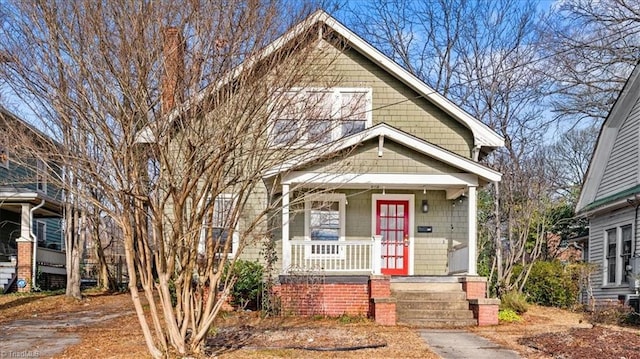 view of front of home