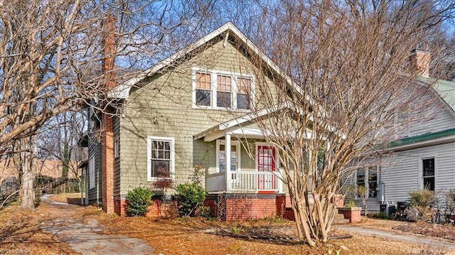 view of front of property