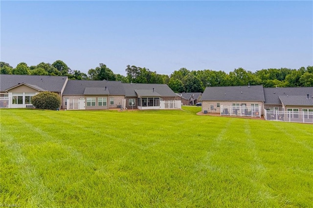 241 Collingswood Dr, Winston-Salem, NC 27127 - rear view of house with a yard