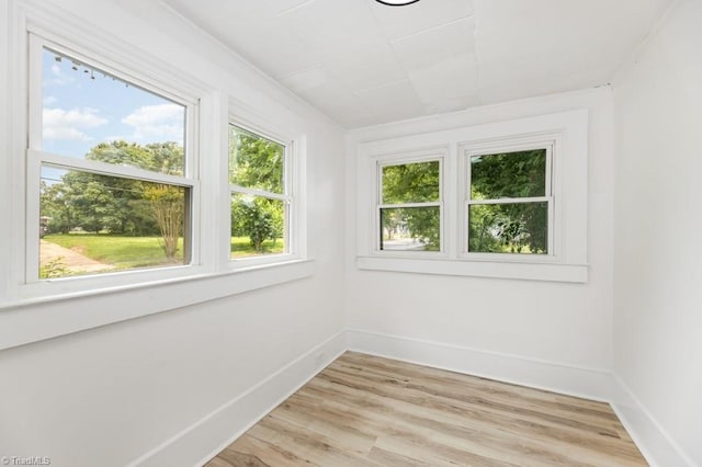 1524 E 14th St, Winston-Salem, NC 27105 - unfurnished room with light wood-type flooring and baseboards