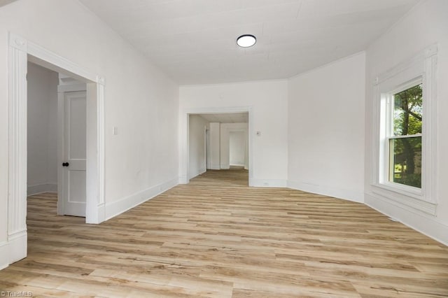 1524 E 14th St, Winston-Salem, NC 27105 - spare room with light wood-style flooring and baseboards