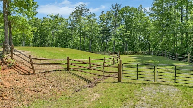 883 Wagon Ridge Ln, Ferguson, NC 28624 - gate with a view of rural / pastoral area