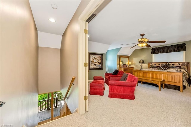 883 Wagon Ridge Ln, Ferguson, NC 28624 - bedroom with carpet flooring and a ceiling fan