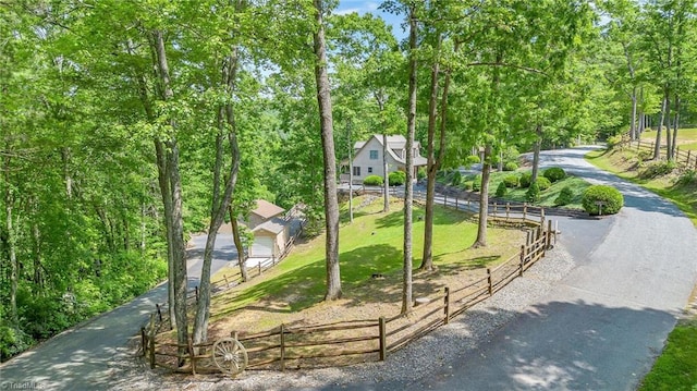 883 Wagon Ridge Ln, Ferguson, NC 28624 - view of community featuring fence and view of scattered trees