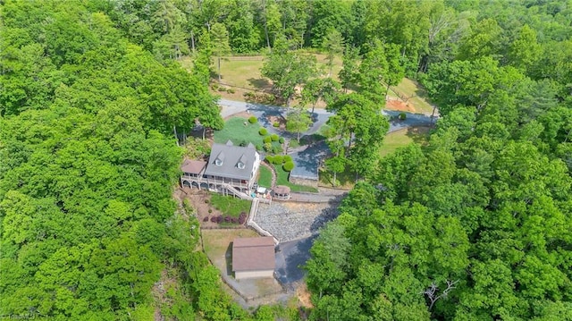 883 Wagon Ridge Ln, Ferguson, NC 28624 - bird's eye view of a forest