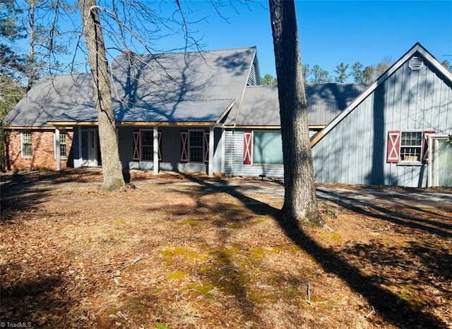 view of back of property