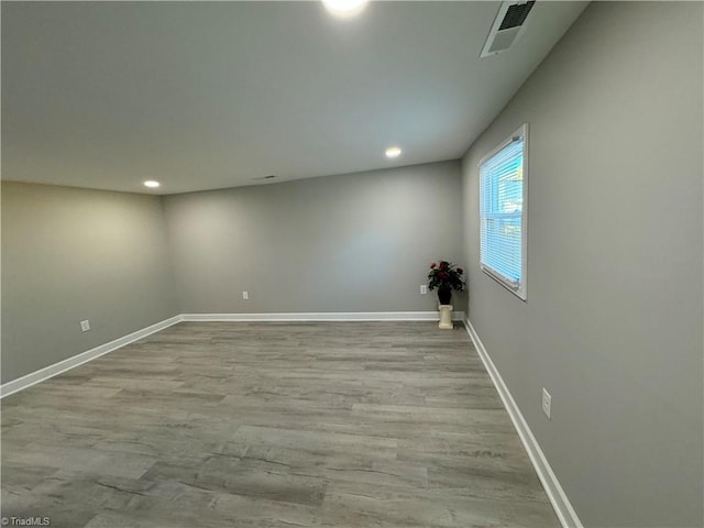 5515 Bethania Rd, Pfafftown, NC 27040 - unfurnished room with recessed lighting and wood finished floors