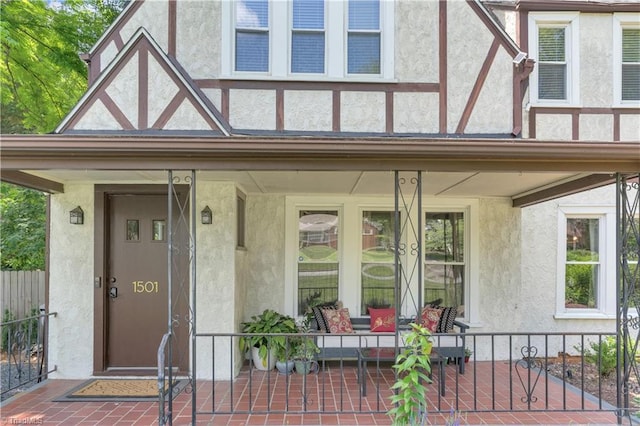 1501 Wiltshire St, High Point, NC 27265 - entrance to property with stucco siding and covered porch