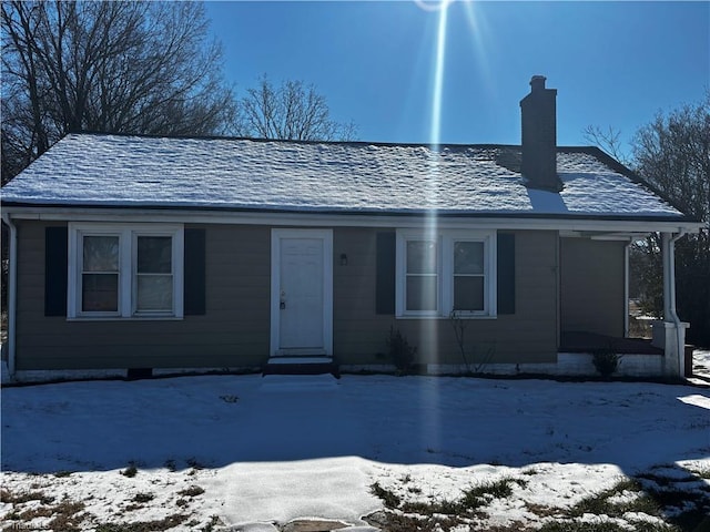 view of front of house with a porch