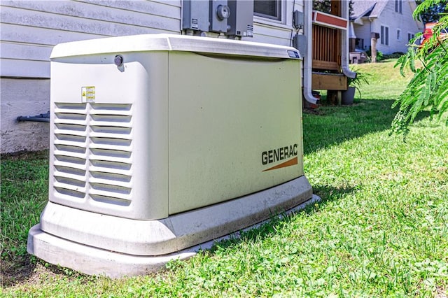 1602 Larkin St, High Point, NC 27262 - exterior view of a power unit and electric meter