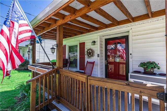 1602 Larkin St, High Point, NC 27262 - view of exterior entry with a porch