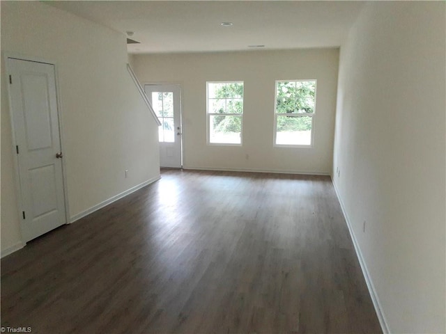 805 Granby Ave, High Point, NC 27260 - unfurnished room with dark wood-type flooring and baseboards