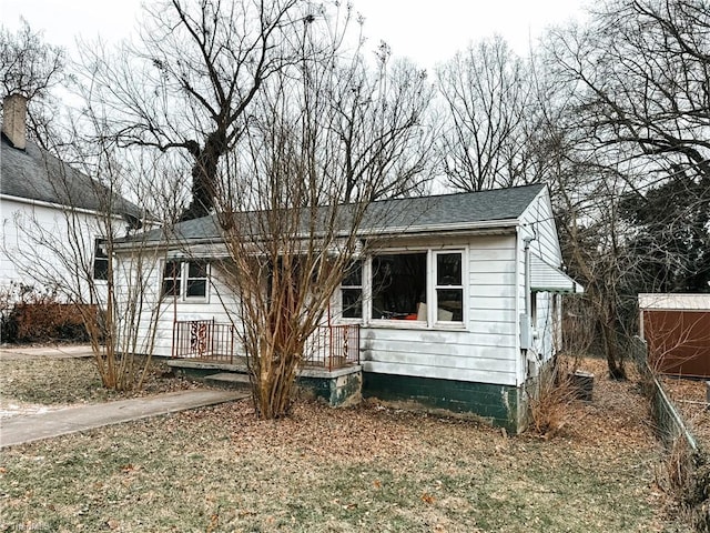 view of front of property