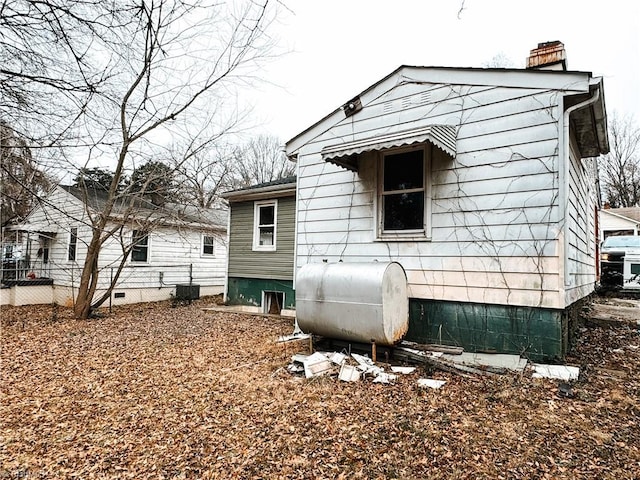 exterior space with central AC unit