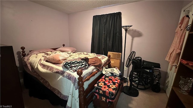 112 White St, Thomasville, NC 27360 - carpeted bedroom featuring a textured ceiling