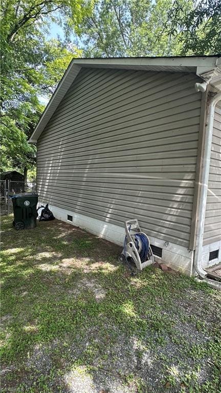 112 White St, Thomasville, NC 27360 - view of home's exterior featuring crawl space