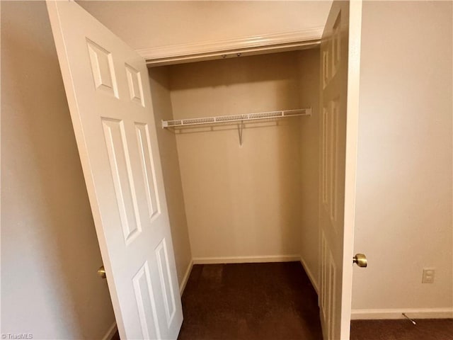 view of closet