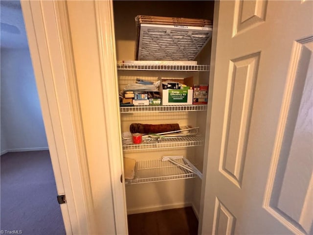 view of pantry